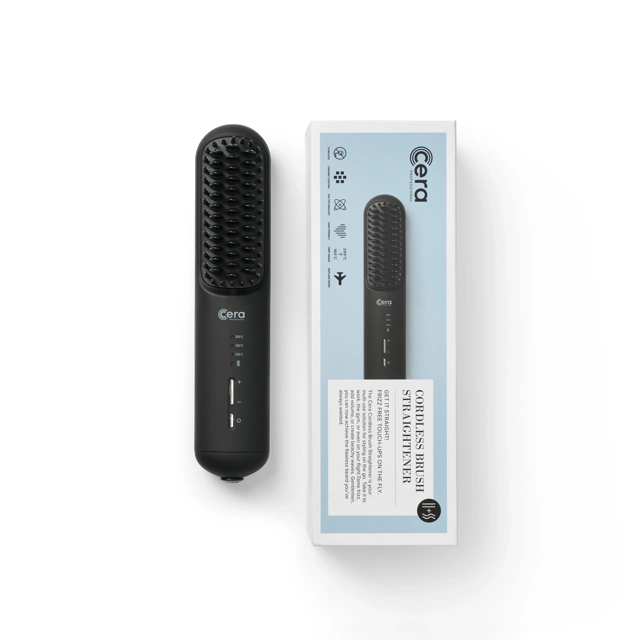 CERA CORDLESS BRUSH STRAIGHTENER - blástursbursti